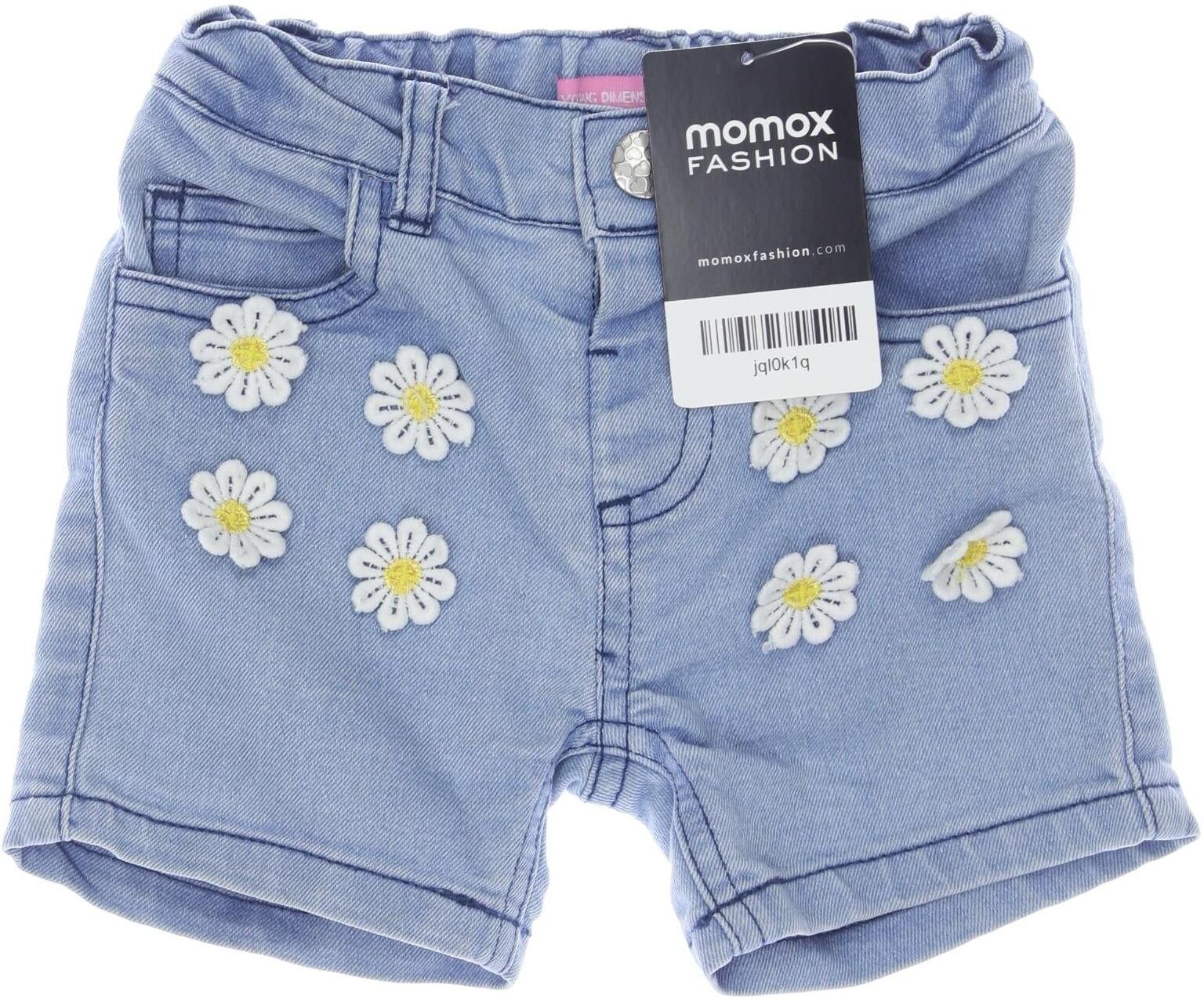 Young Dimension Mädchen Shorts, Hellblau, Gr. EU 80, Baumwolle / Synthetik / Elasthan - Second Hand