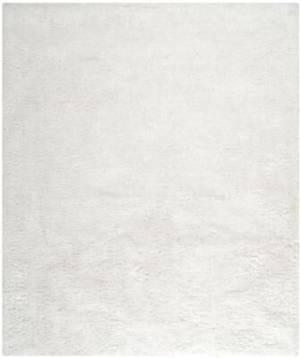 SAFAVIEH Handmade South Beach Leonella Shag Solid Polyester Rug