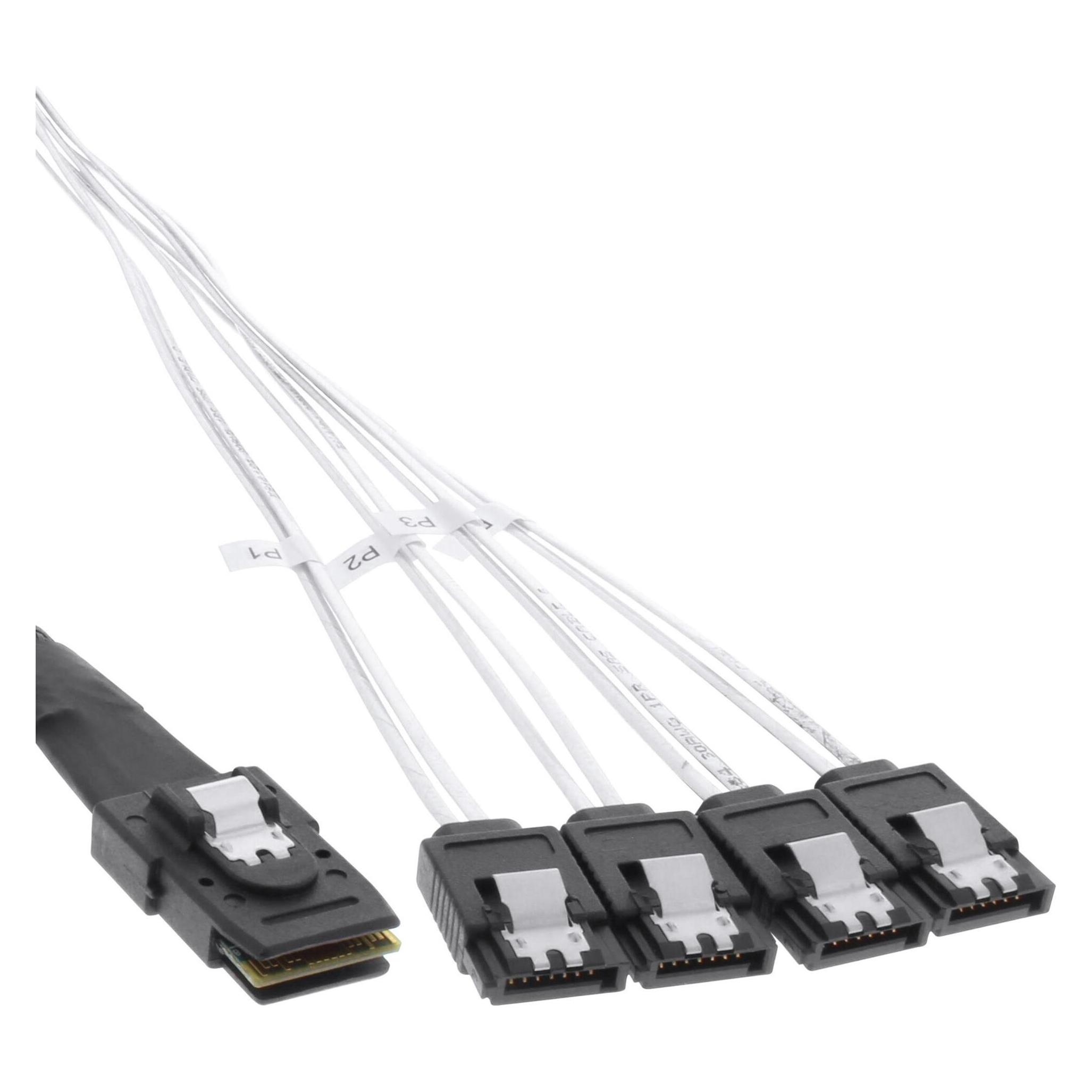InLine SAS Anschlusskabel (100 cm, Mini-SAS) (27610A)
