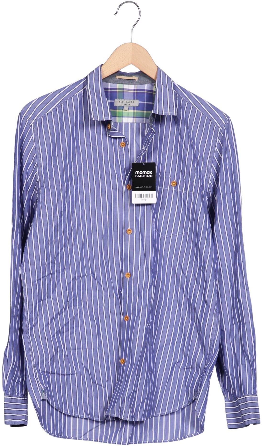 TED Baker Herren Hemd, Mehrfarbig, Gr. L (Ted Baker 4), Baumwolle - Second Hand
