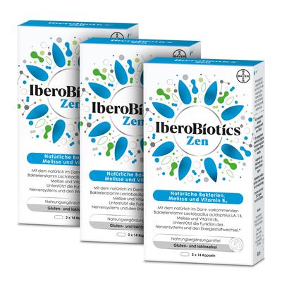 IberoBiotics Zen 3er-Pack 3x2x14 St Kapseln