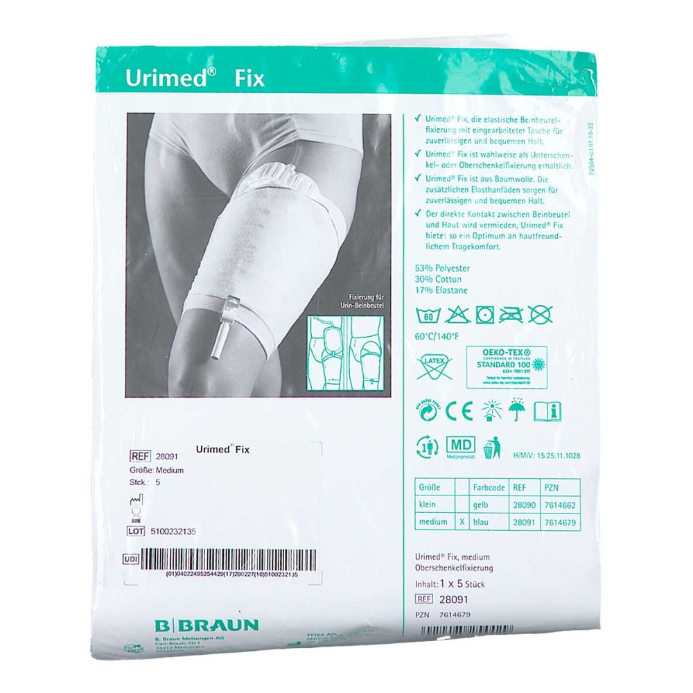 B. Braun Melsungen AG Urimed Fix medium blau 07614679