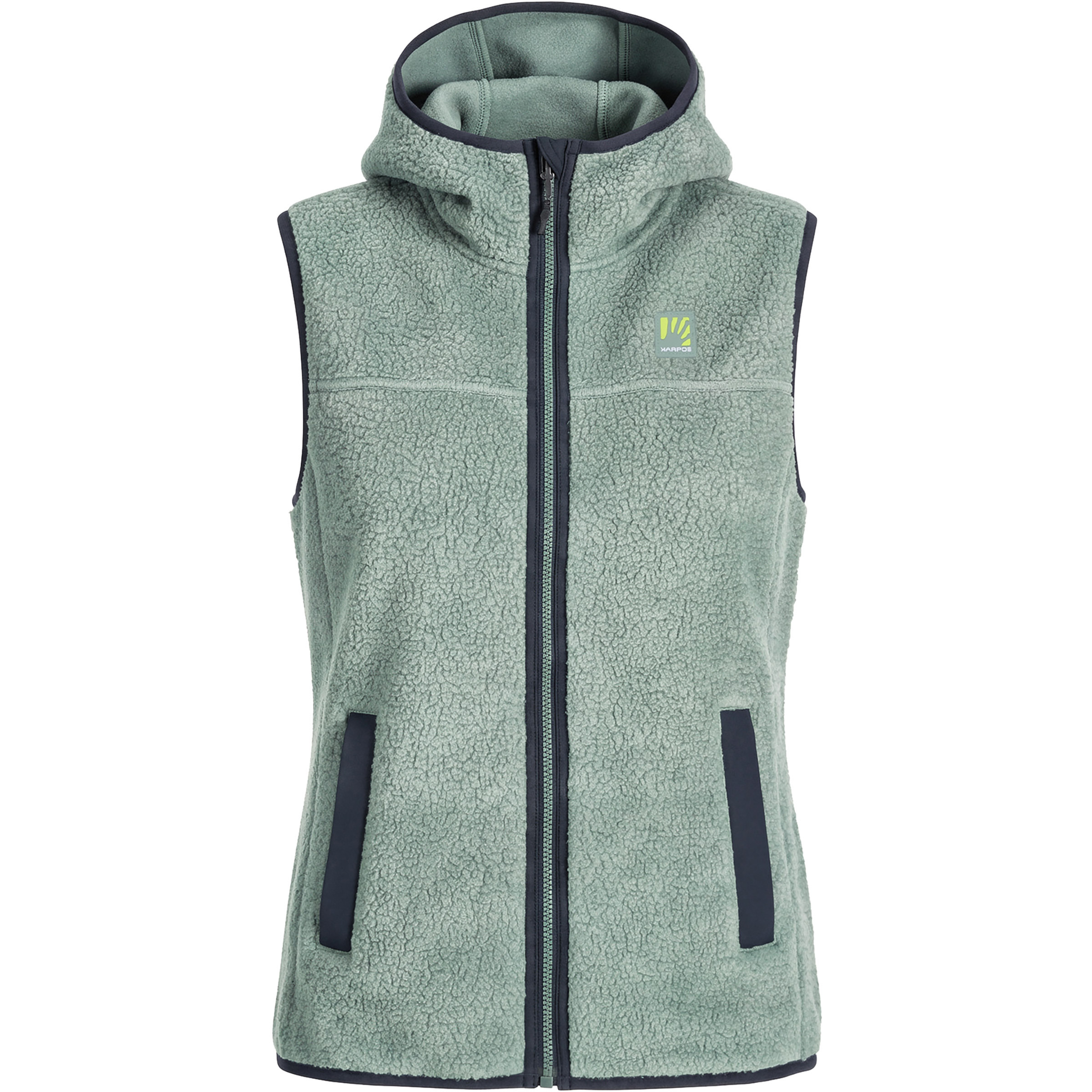Karpos Moiazza Retro Weste Damen Fleecewesten braun Größe XS Trekking Elastisch