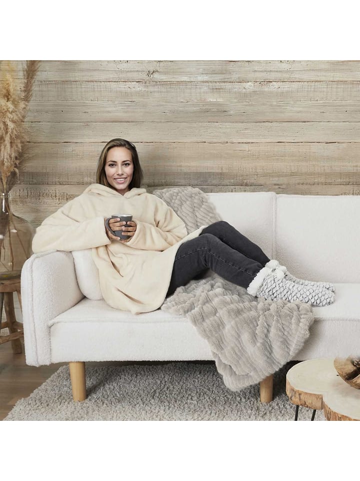 HYGGE Hoodie in Beige - onesize