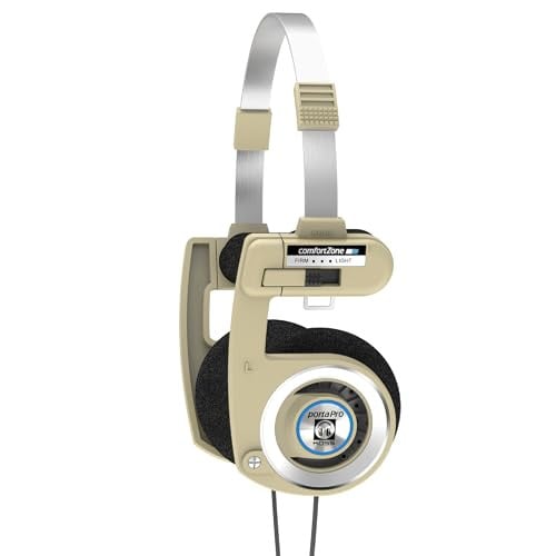 Koss Porta Pro Limited Edition Rhythm Beige On-Ear Hoofdtelefoon met microfoon en volumeregeling