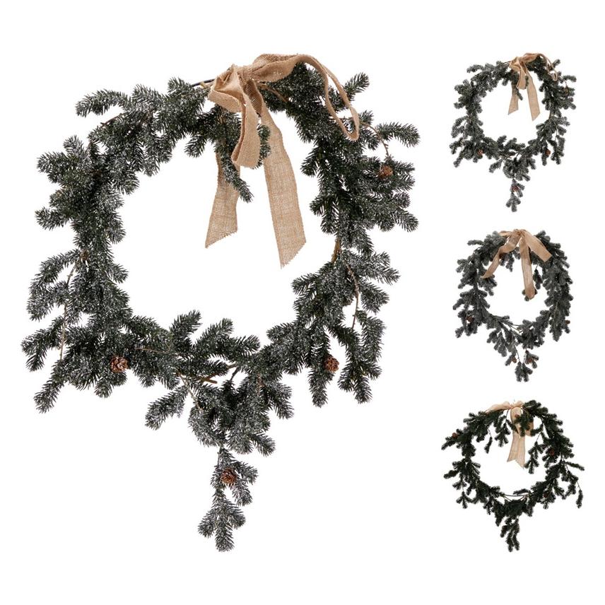 zz_archiviert_Nenurodyta Weihnachtskranz-Schleife, 50 mm, grün (77866745)