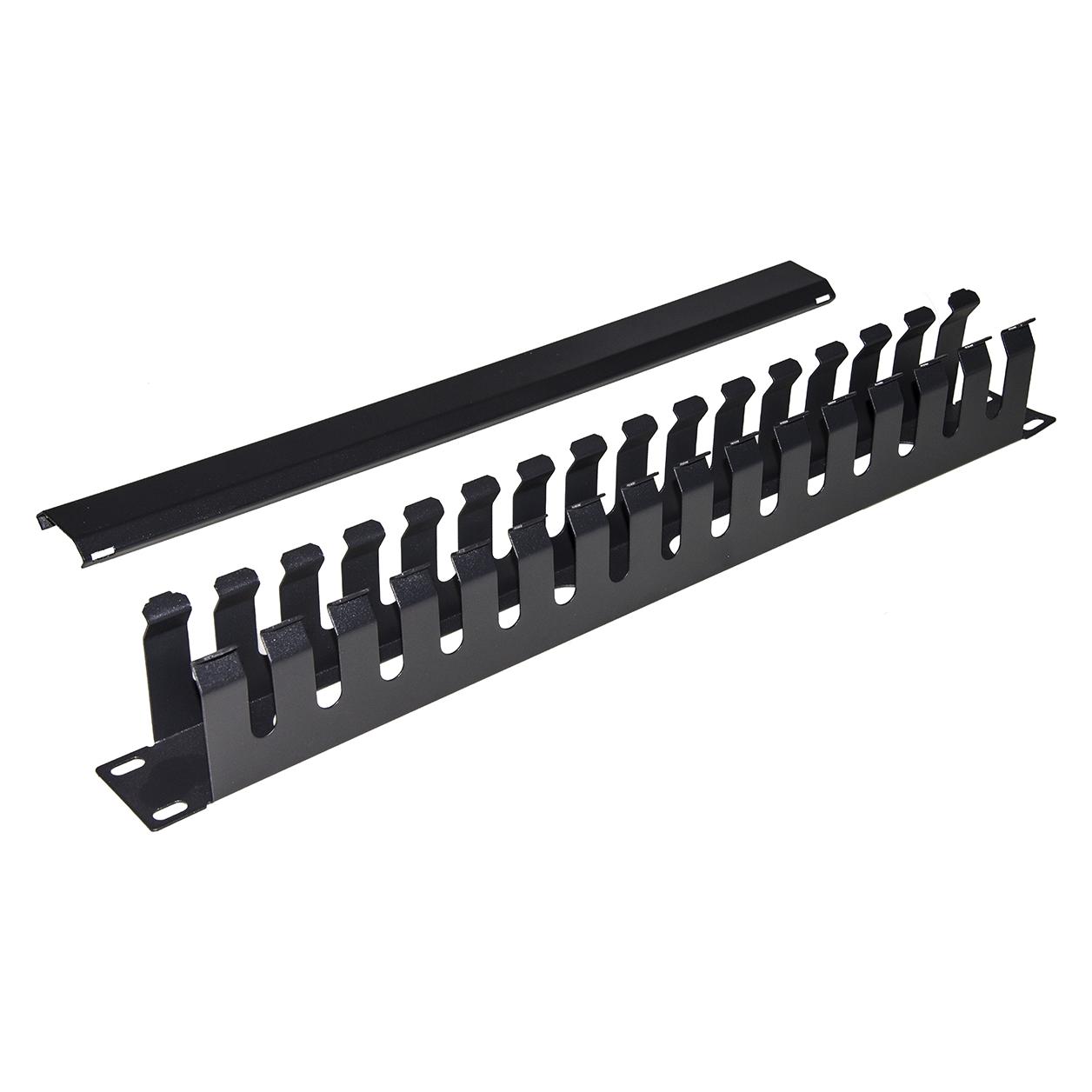 Link Armadio Rack Raccoglicavi 19" 1u A Gabbia Nero Metallo (LKORG1UD)