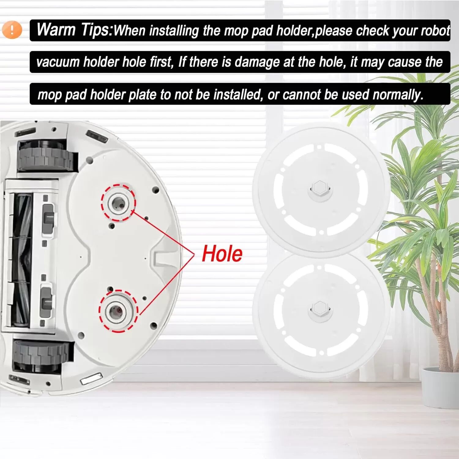 INF Ersatz-Mopppads und Halter kompatibel mit Ecovacs Deebot T20 Omni & T20 PRO - 2 Sets