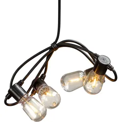 Konstsmide Weihnachtsbeleuchtung LED Party Lichterketten Erweiterung, 20 bernsteinfarbenen Dioden