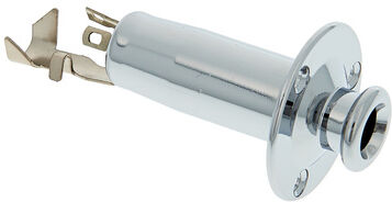 Allparts End Pin Jack Chrome Acoustic