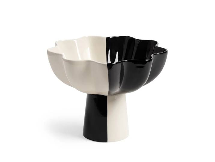 &klevering - Sun Schale Ø 24,5 cm, schwarz / weiss