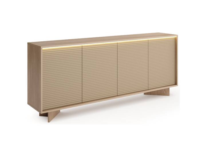 Selsey Semi - Buffet - 203 Cm - Chêne