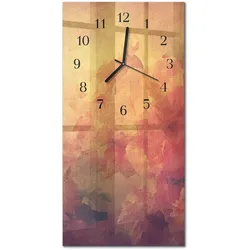 WANDUHR aus Glas 30x60 cm - Muster