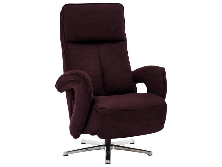 Valdera Relaxsessel, Dunkelbraun, Metall, 77x110x87 cm, Goldenes M, Fußauswahl, Lederauswahl, Stoffauswahl, Relaxfunktion, Wohnzimmer, Sessel, Relaxsessel