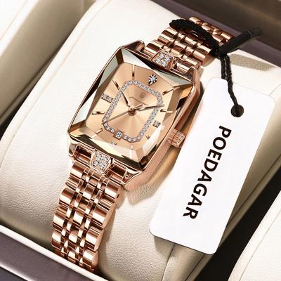 Uplift Essentials Luxury Stainless Steel Ladies' Wristwatch rose Gold Gold