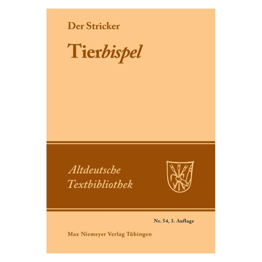 Niemeyer, Tübingen Tierbispel (Deutsch, Softcover, Ute Schwab) (55619136)