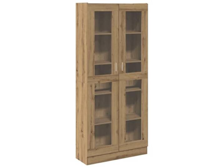 GHVBNMF Highboard Artisan-Eiche 82,5x30,5x185 cm Holzwerkstoff Geräumiger Mehrzweckschrank in Artisan-Eiche-Optik mit Griffen für Ihr Wohnzimmer oder Flur.