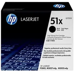 HP, Toner, 51x (BK)