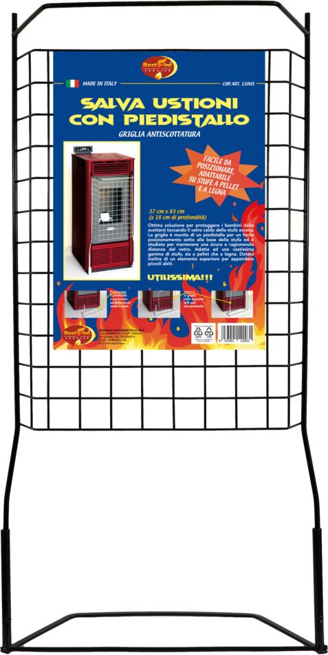 Best Fire GRIGLIA SALVA USTIONI CON PIEDISTALLO 37X83CM