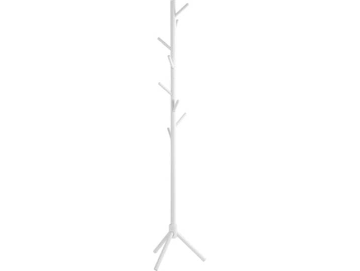 HAKU Garderobenständer weiß, Massivholz Standgarderobe - Maße: H 174 x Ø 43 cm, Style: Traditional