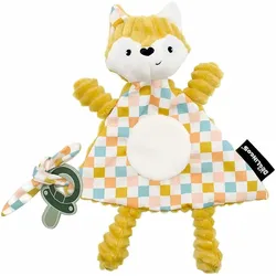 Les Déglingos, Schmusetuch, Baby Comforter Cyranos The Fox (28 x 28 cm)