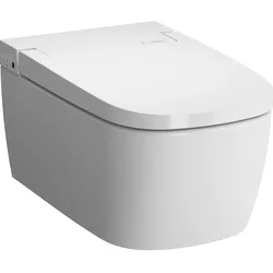 Dusch-WC VitrA V-Care 1.1 Comfort, weiß mit VitrA Clean Wandtiefspül-WC spülrandl.+ Sitz