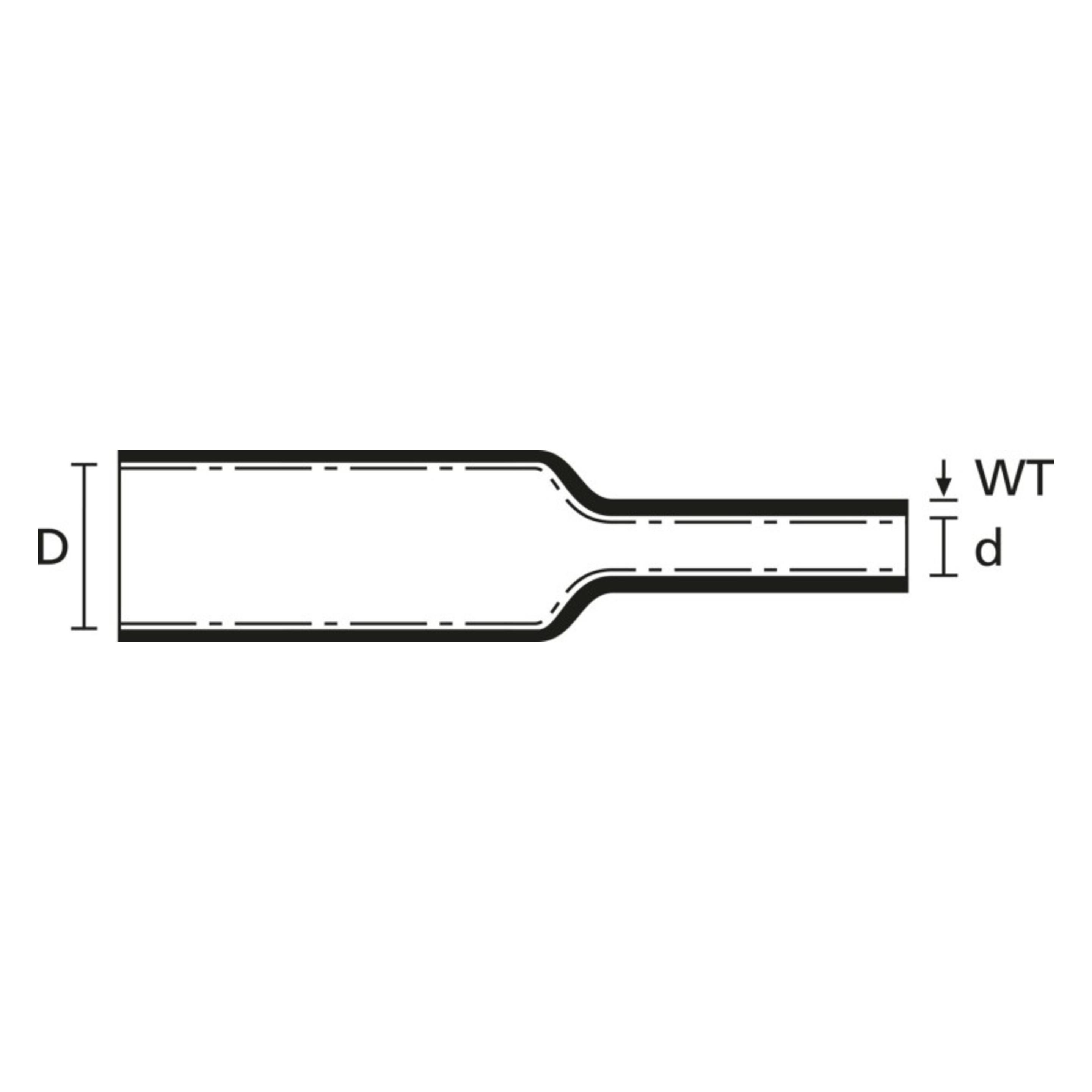 HellermannTyton Schrumpfschlauch mit Kleber Sc (1x) (308-12400)