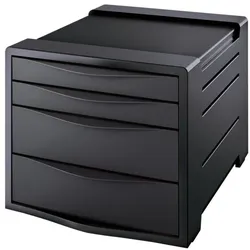 OTTO Office Schubladenbox 4 Schübe schwarz