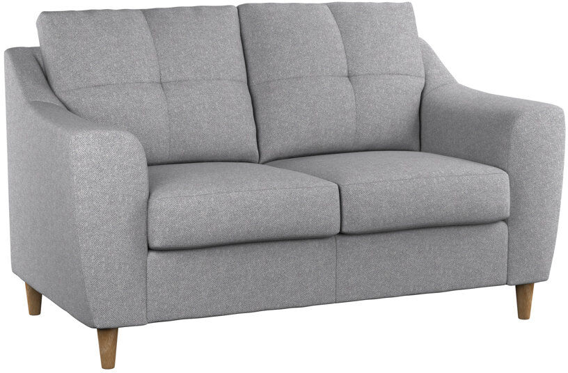 Latitude Run Espitia 2 Piece Fabric Standard Living Room Set Silver 2