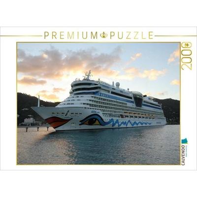 CALVENDO Puzzle AIDAluna Kreuzfahrtschiff 2000 Teile Puzzle quer | 2000 Teile Lege-Größe 90 × 67 cm Foto-Puzzle für glückliche Stunden