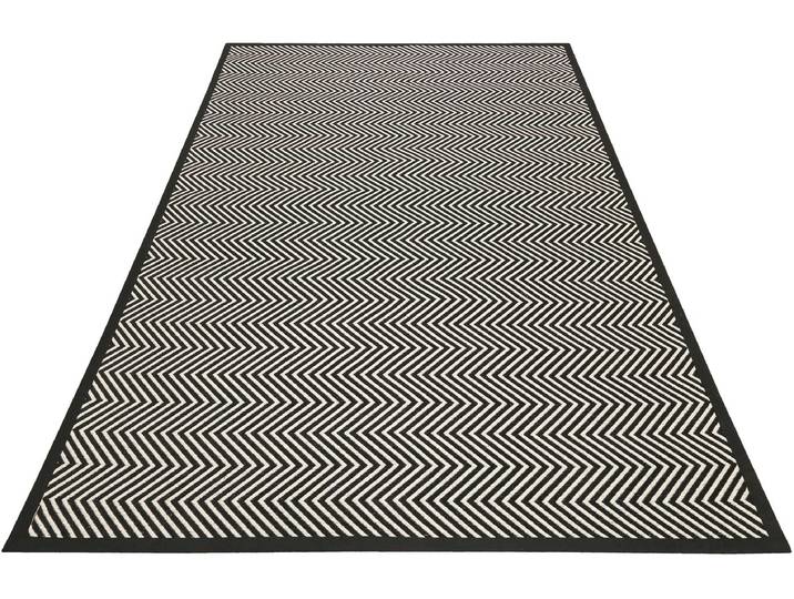 Teppich ESPRIT Paulsen ESP-42078 , schwarz, B:80cm H:10mm L:300cm, Baumwolle, Polyester, Teppiche, Teppich, Wendeteppich im modernen Design, Wohnzimmer