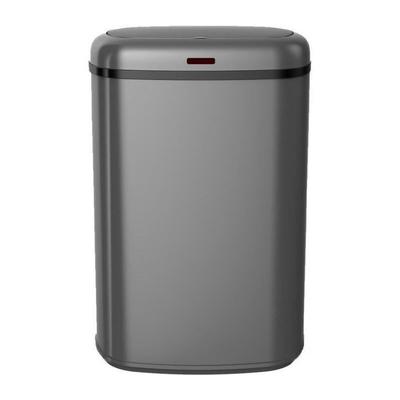 Kitchen Move Automatischer Edelstahl-Mülleimer LOGAN grau 58L Edelstahl Grau
