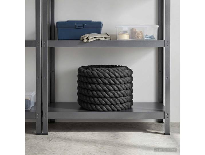 vidaXL Juteseil 400 mm 5 m Schwarz 100% Tossa Jute