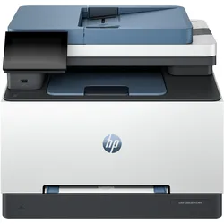 HP Color LaserJet Pro MFP 3302fdwg (Laser, Farbe), Drucker, Blau, Weiss, Schwarz