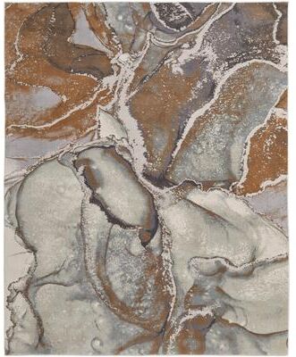 Grand Bazaar Takara Machine Made Abstract Modern Area Rug
