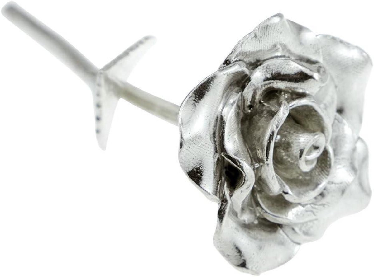 Eeuwige Metalen Roos voor Decoratie - Hoogte: 14 cm