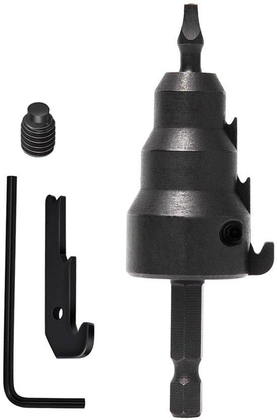 SURIGHT Zeshoek Koperen Buis Expander Kit - Power Tool Accessoire voor Ontbramen en Verbreden van Buis - Externe Boor Remover