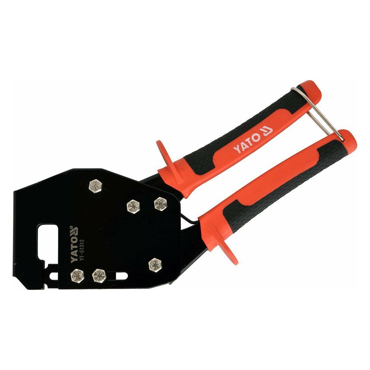 Yato Profi Profilverbundzange für Ständerwerk 260mm, stabile Ausführung, Profil Verbinderzange Trock (260 mm) (YT-51312)
