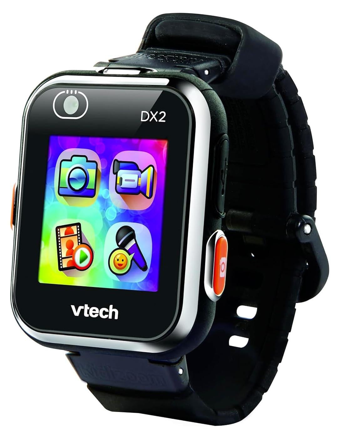 VTech Kidizoom Smartwatch DX2, zwart, interactief horloge voor kinderen met dubbele camera