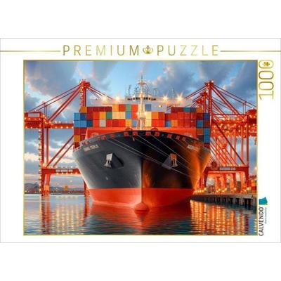 CALVENDO Puzzle Der Liegeplatz ist erreicht | 1000 Teile Lege-Größe 64x48cm Foto-Puzzle für glückliche Stunden, von , Calvendo Puzzle