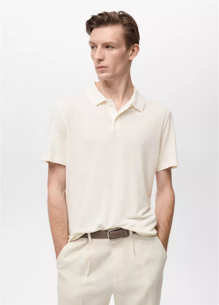 Mango Man - Polo Shirt, für Herren, Weiss, Größe S