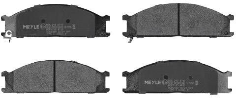 MEYLE 025 213 4717 Brake pad set
