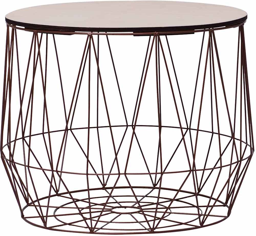 vidaXL Tables basses 2 pcs cuivre