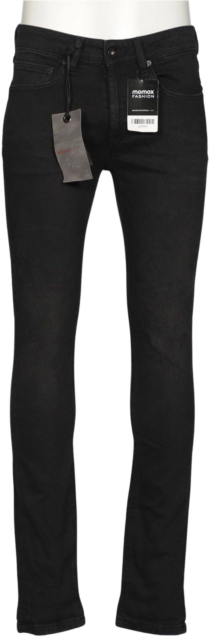 Uniforms for the dedicated Herren Jeans, Schwarz, Gr. W30, Baumwolle / Elasthan - Second Hand