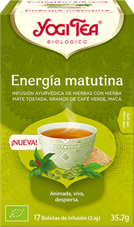 Yogi Tea Energia Matinal Infusão Ecológica 17 Infusões