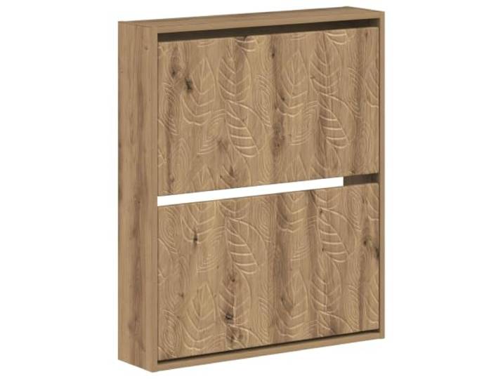 HKLGBVCR Wandschrank für Schuhe, 71 x 17 x 86 cm, Holz Klapptüren, umkehrbar, modernes Design, Wandbefestigung inklusive