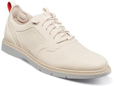 Stacy Adams Synchro (Men's) Casual Shoes in Cream, Size 7.5 M, Leather/Synthetic
