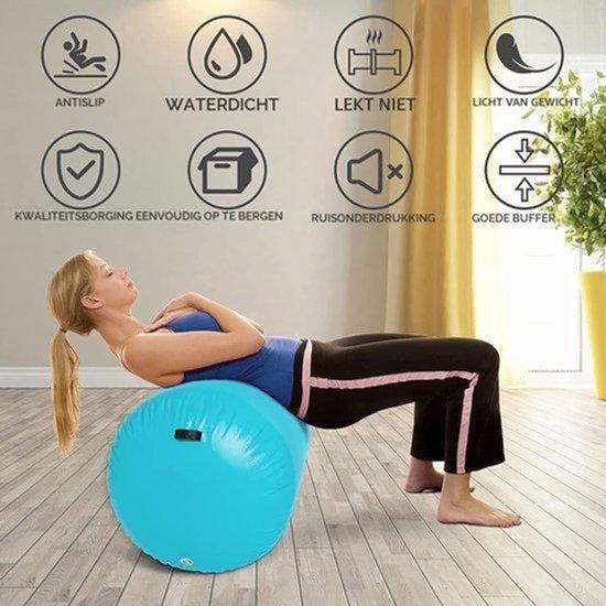 Gymnastik Vat Tumult Mat Aufblasbare 60/75/90 CM Air Spot Tumult Track Mat Backbend Trainer mit elektrischer Luftpumpe für Training/Yoga/Backflip/Home Use