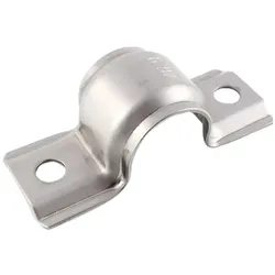 Rohrschelle zweilaschig Edelstahl V2A Typ 3530 profiliert - 42,4 mm