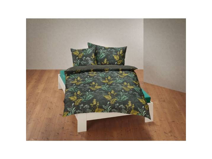 Bettwäsche mit feinem Blätterprint – Duvetbezug – 160x210 cm